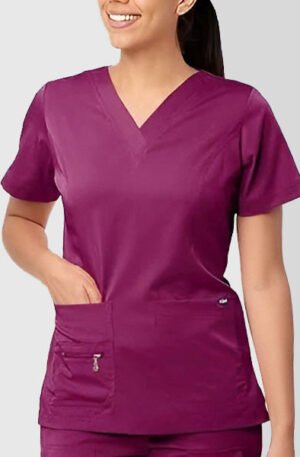 Adar Pro Breakthrough Plus Scrub Set for Women - Enhanced V-Neck Top & Multi Pocket Pants
